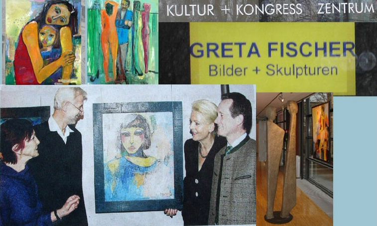 Greta Fischer stellt im KuKo Rosenheim aus Bild einer Ausstellung